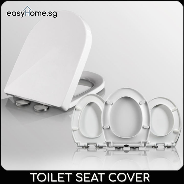 Toilet Seat Cover / Quick Release / Silent Slow-Close / Durable Thick ...