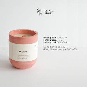 Hũ nến thơm phòng ngủ hương dịu mát an toàn cho sức khoẻ không chứa hoá chất Nến thơm thư giãn nhiều mùi Carpe Diem