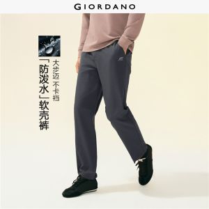Giordano Men G-MOTION print half elastic waist pants Free Shipping 01116099