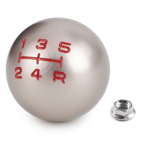 Gear Shift Knob Knop Peseneling Mobil Manual Universal 5 / 6 Percepatan Bentuk Bola Jdm Bahan Aluminum Untuk Honda Civic City Fd2 Fn2 Ep3 Tipe R Dc2 Dc5 Ap1 Ap2