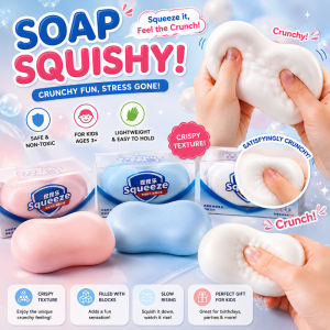 Soap Squishy Stress Relief Toy Crunchy Squishy Slow Rising Fidget Toy Squishy Toys for Girls