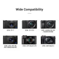 PROfezzion 18mm Wide Angle Lens for Sony ZV-1 ZV1 ZV-E10 ZV-1F A6000 A6400 RX100 VII VI V Canon G7X II III,10X HD Macro 2-in-1 Additional Lens for Canon Camera, with Thread & Adhesive Adapter Ring. 