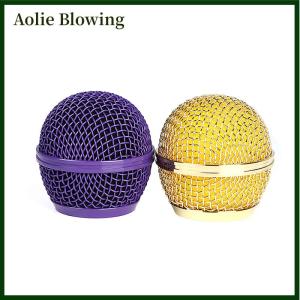 Aolie 1pc For Shure SM58 Wireless Microphone Replacement Metal Microphone Grille Replacing Professional Party Mic Head Part