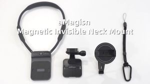 aMagisn Quick Release Neck Holder Mount for Insta360 DJI Osmo Action GoPro Hands Free POV Vlog AM21 AM25