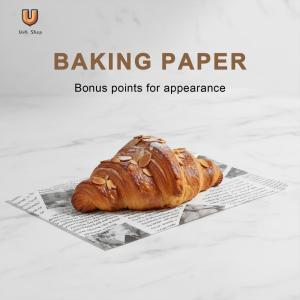 Waxed Deli Paper Sheets 500 Pieces 25x25cm Disposable Sandwich Wrapping Paper for Fries and Burgers[Ueb Shop]