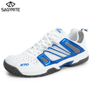 SAGYRITE Badminton Shoes for Men and Women Size 36-47 Mesh Rubber Sole Sports Performance Shoes Tennis Shoes Outdoor Casual Shoes Non-Slip Wear-Resistant Soles