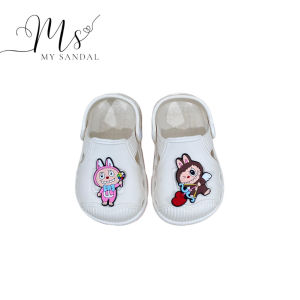 MYFEIDA-FEDOR D-086 SANDAL LUCU ANAK KARAKTER LABUBU/FEDOR E-086 SANDAL ANAK PEREMPUAN LUCU LABUBU