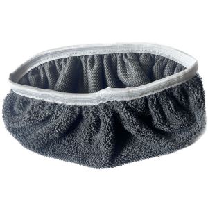 2 Pcs Elastic Band Flat Mop Pads Coral Fleece Replacement Rotary Sweeper Mop Washable Wet Mopping Cloth for Floor Cleaning Cloth