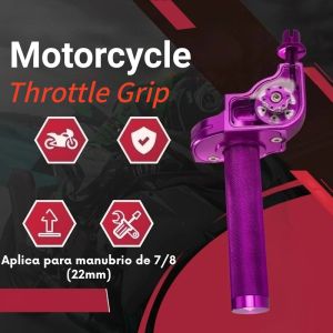 7/8" 22mm Handlebars Universal   CNC Aluminum Accelerator  Motorcycle Moped ATV For Dirt Bike Motorcycle Motocross