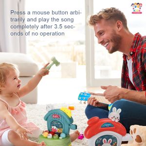 [KST] Mainan Edukasi Musik Anak Mainan Pukul Tikus Happy Hamster Kado Ulang Tahun Anak Laki Laki