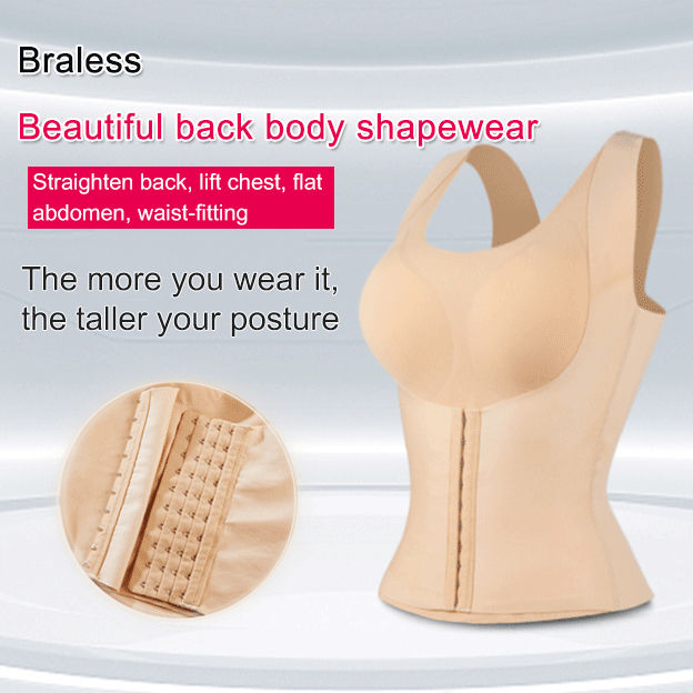 【Veimia  Famous Japanese underwear brand】3-In-1 Push-Up Corset Bra/Humpback Posture Correction Camisole/Tummy Control Shapewear/Slimming Corset lingerie Shapewear Bra 3 合 1 聚拢紧身塑身衣