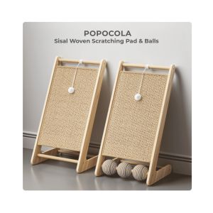 Popocola Sisal Woven Scratching Pad & Balls