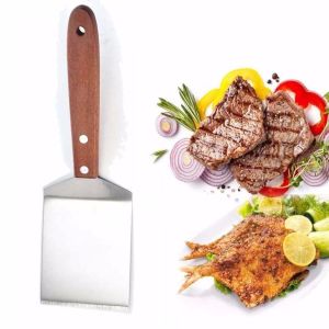 DIANA Wooden Handle Pancake Baking Fried Fish Spatula Cooking Turner BBQ Shovel Kitchen Accessories