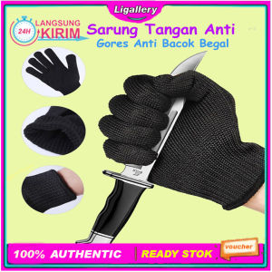 [100% Aman] 1 Pcs Sarung Tangan Anti Pisau Tajam Tahan Gores Bacok Begal Anti Cut Glove All Size