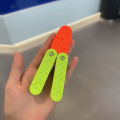 3D Carrot Butterfly Knife Unzip Toy Radish Knife. 
