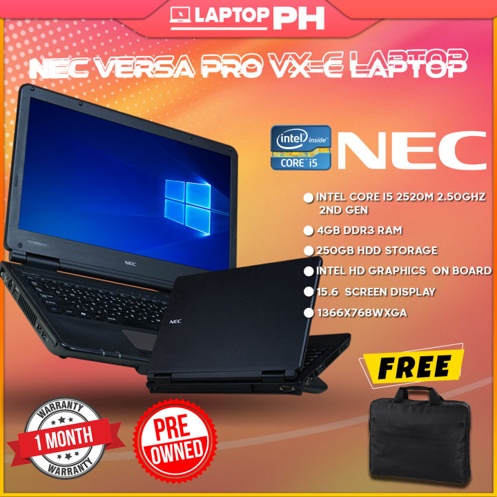 Nec Versa Pro VX-C Laptop | Intel Core i5 2nd Gen, 4GB DDR3 RAM, 250GB