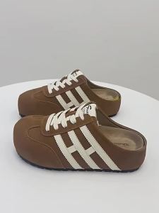 [Free Shipping] Spring New WomenS Shoes Slip-On Thick-Soled Loafers 2026 Casual Closed-Toe Slippers