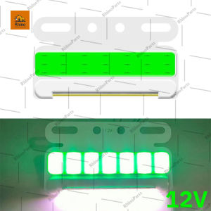 ไฟราวข้าง 1ชิ้น 12V-24V LED ไฟข้างรถพร้อมไฟส่องพื้น ไฟวิ่ง ไฟสัญญาณรถบรรทุก รถพ่วง และทั่วไป (Addy)