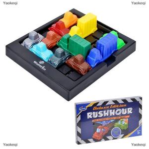 [COD] Yaokeqi Puzzle Traffic Rush Hour Game Childrens Logical Thinking Car Educational Toys Parent-child Parking Lot Toys Desktop Game