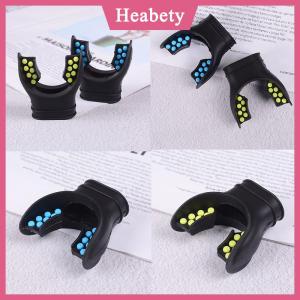 Heabety Scuba Diving Silicone W màu Tab thay thế điều chỉnh ống thở phù hợp với miệng mảnh
