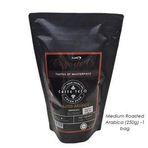 Caffe Te Co High Quality Coffee Bean / 100% Arabica Coffee Bean/ Premium Blend Robusta & Arabica Bean / Biji Kopi 250g 500g