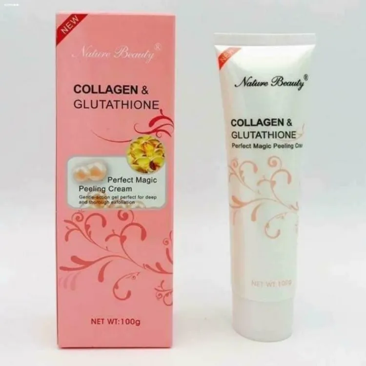 collagen and glutathione perfect magic peeling cream price Nature Beauty cream, Gently action gel perfect for deep and thorough exfoliation 100g Authentic Nature Beauty Collagen and
