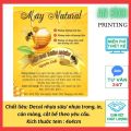 Tem nhãn, sticker, logo... chất liệu: decal nhựa chống nước KT 4cm, thiết kế, cắt, bế theo yêu cầu, nhanh - rẻ - đẹp – Xuong in An Binh. 