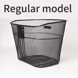 Bicycle net basket all-purpose bicycle basket metal front basket hanging basket folding bike basket Easy To Install Bicycle Rear Basket for 20/22/24/26 inch bicycle