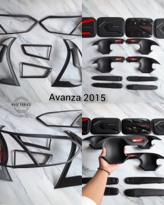 Paket Garnish Depan Belakang Outer Cover Door Handle Tank Cover Mobil Avanza 2015 - 2018 All Variant Elegant