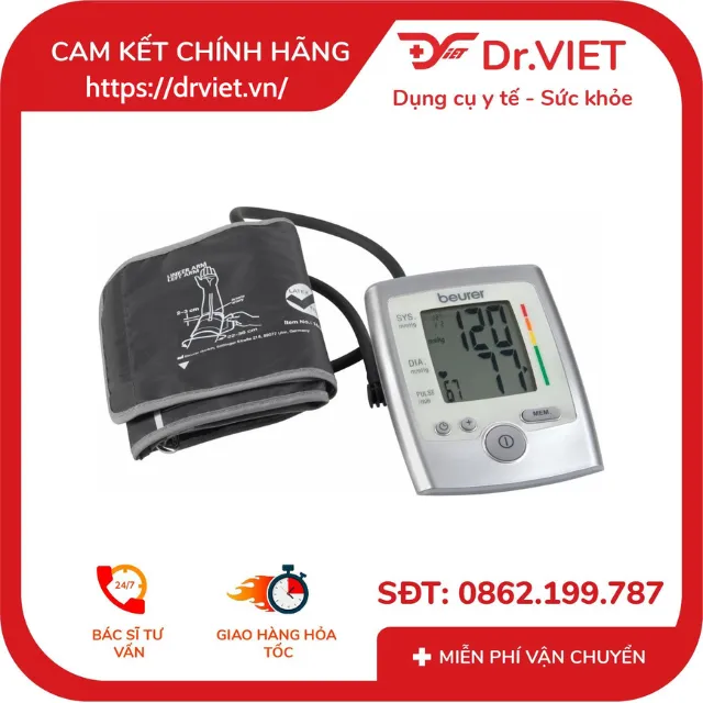 Máy đo huyết áp bắp tay có Adapter BM28_BEURER