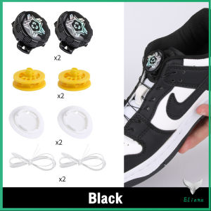 Eliana เชือกผูกรองเท้า เชือกผูกรองเท้าผ้าใบ แบบหมุนอัตโนมัติ ล็อกเร็ว Shoelace