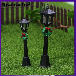 【Greenwind】 ไฟถนน1 12สำหรับบ้านตุ๊กตาขนาดเล็กไฟถนนประดับบ้านตุ๊กตาคริสต์มาส