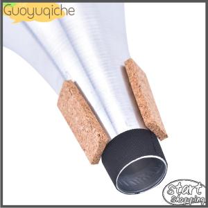 【Guoyuqiche】🔥🔥🔥 อลูมิเนียมตรง trumpets ปิดเสียงสำหรับดนตรีแจ๊สฝึกเริ่มต้น