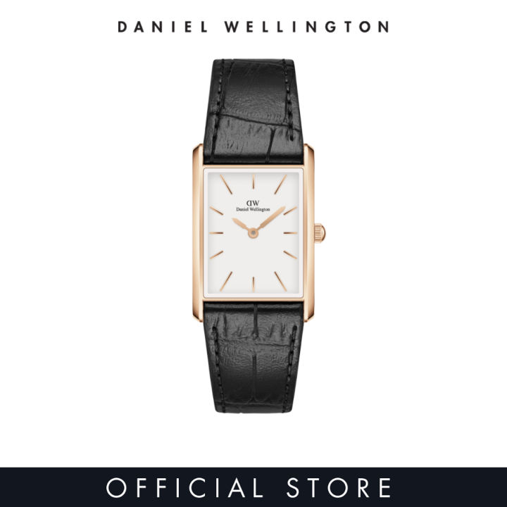 2 years warranty Daniel Wellington Bound 35x24mm Black Crocodile Rose Gold White Dial Fashion Watch for men Croc Leather Strap WatchDial Fashion Watch DW Official Authentic Lazada PH