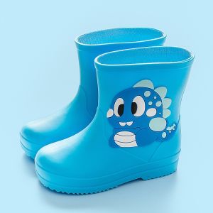 2-7yrs Rain Boots For Kids Cartoon PVC Material Waterproof Non-slip Rainboots For Kids Girl Rain Boots For Kids Boy
