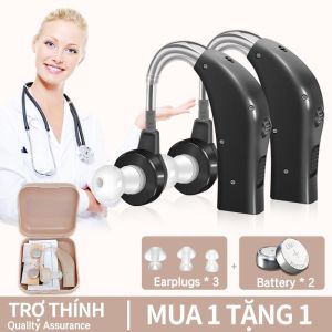 Mua 1 cái  giao 1 cái .Máy Trợ Thính - Tai Nghe Trợ Thính Không Dây Phù Hợp Sử Dụng Cho Người Già