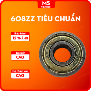 Vòng Bi 608ZZ - Thép Carbon Siêu bền Siêu Mượt Siêu Êm - BH 12 tháng - MS Viet Nam