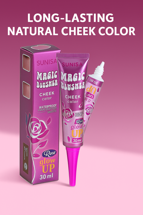 SUNISA Magic Blusher – pH-Activated Color Changing Liquid Blush & Lip ...