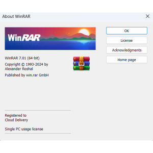 WinRAR PRO 7.13 [UPDATABLE] License Key  Registered Under Your NAME  A powerful tool to process RAR and ZIP files