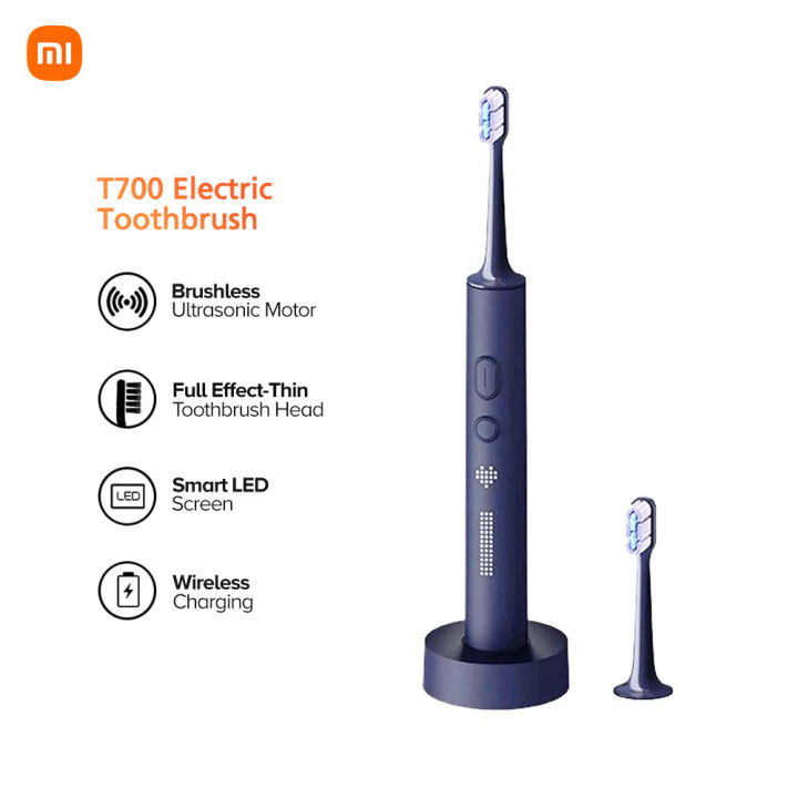 Xiaomi T700 Electric Toothbrush Teeth Whitening Ultrasonic Vibration ...