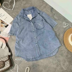 ÁO SƠ MI JEAN PHỐI TÚI CỰC CUTE [FREE SIZE]