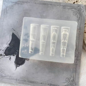 [fenggongshuode] DIY Silicone Nail Mold 3D Nine-tailed Fox Three-Dimensional Nail Art Decorations Creative Nail Mold Clear Nail Tools