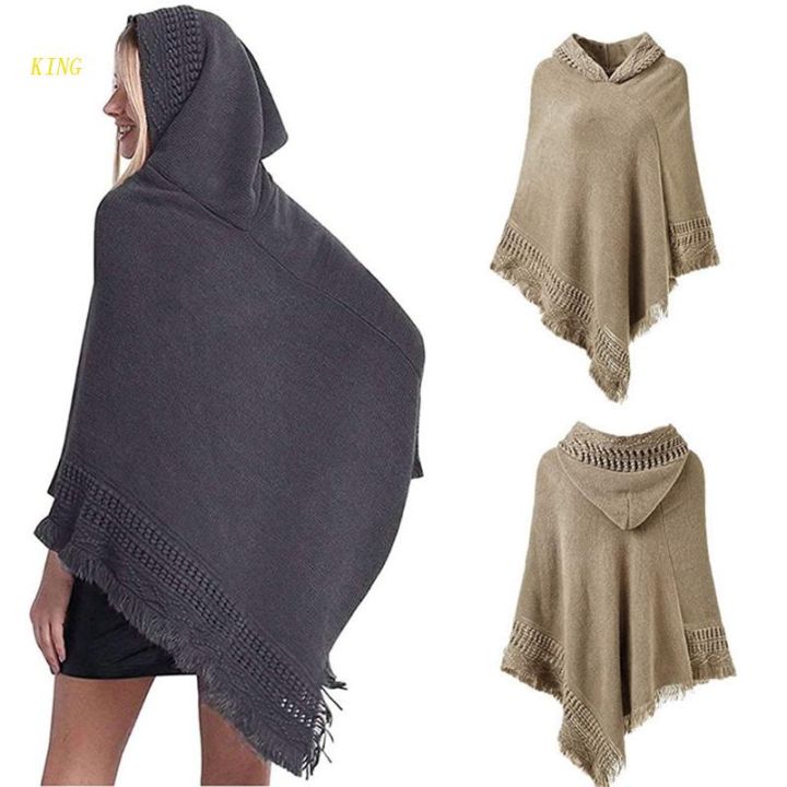 Cape à Capuche Avec Pompons Alunsito Pour Bébé Fille - En Polaire, Vêtement D'automne/hiver, Taille 5-14 Ans