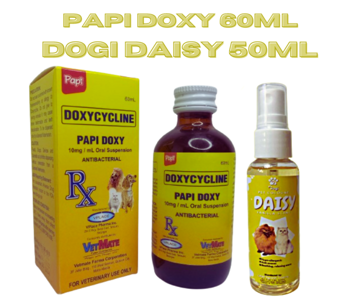 [VET SUPPORT] PAPI DOXY 60ML / DOGI PET COLOGNE DAISY VANILLA SCENT