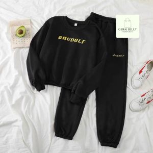 Dedulf set - pakaian wanita - setelan wanita - set wanita - set olahraga - baju olahraga