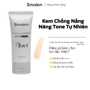 Kem chống nắng tự nhiên Siniskin Natural Sunscreen chất lượng 3in1 50 gram