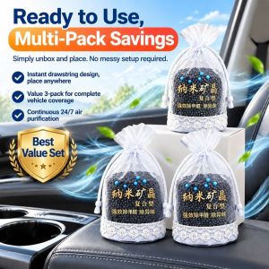 Car Formaldehyde and Odor Removal Activated Carbon Pack Car Charcoal Pack Air Purifying Bag Natural Dehumidifier Deodorizer New Home Decoration