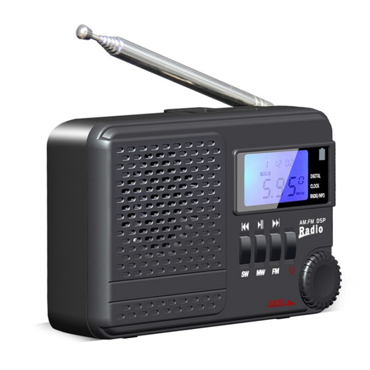 FM AM Radio, Portable AM FM Radios Rechargeable Radio, Digital ...