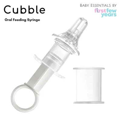 Cubble Oral Feeding Syringe with Clear Scale 5ml/10ml/15ml/20ml (0M+) - for Medicine Milk and Liquid diets