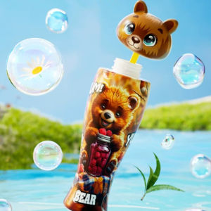 Summer Bubble Blower for Children No-Spill Animal Ice Cream Bubble Bottle Baby Bubble Water Outdoor Toy